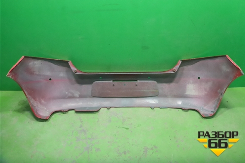 Бампер задний (под парктроник) (521590D130) для Toyota Yaris с 2005-2011г (Ярис)
