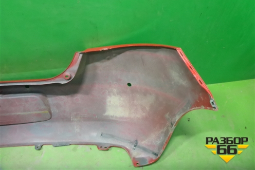 Бампер задний (под парктроник) (521590D130) для Toyota Yaris с 2005-2011г (Ярис)