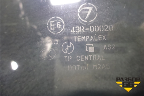 Стекло двери передней правой для Subaru Impreza (GG-GD) с 2000-2007г