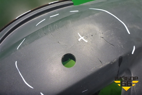 Бампер задний (под парктроник) (850220429R) для Renault Kaptur с 2016г (Каптюр)