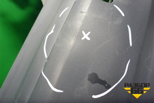 Бампер задний (под парктроник) (850220429R) для Renault Kaptur с 2016г (Каптюр)