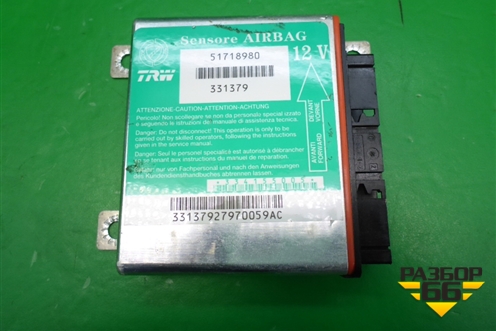 Блок управления AIR BAG (51718980) для Fiat Albea с 2003г (Альбеа)
