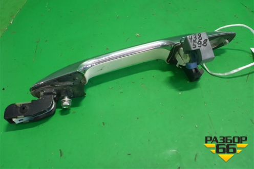 Ручка наружная двери передней правой (хром) для Honda Civic 4D с 2006-2012г (Цивик)