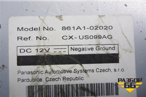 Блок электронный (861A102020) для Toyota Verso с 2009-2018г (Версо)