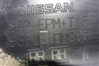 Накладка заднего крыла правого (93828BM90B) для Nissan Qashqai (J11E) с 2013г (Кашкай)