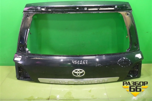 Дверь багажника без стекла верхняя (до 2015г) (6700560D11) для Toyota Land Cruiser (200) с 2008г (Ленд Крузер)