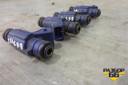 Форсунка инжекторная электрическая (1.5л 4G15) (0280156166) для BYD F3 с 2007г (Ф3)