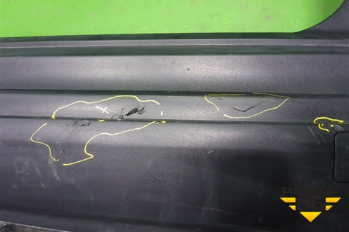 Бампер задний (под накладку) (850220429R) для Renault Kaptur с 2016г (Каптюр)