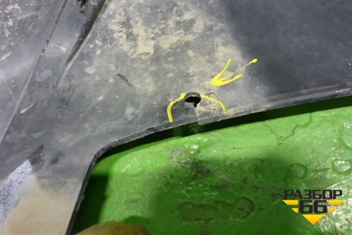 Бампер задний (под накладку) (850220429R) для Renault Kaptur с 2016г (Каптюр)