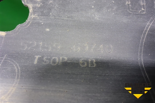 Бампер задний (после 2015г под парктроник и накладку) (5215960740) для Toyota Land Cruiser (200) с 2008г (Ленд Крузер)