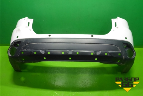 Бампер задний (после 2015г под накладку и парктроник) (6410D278ZZ) для Mitsubishi Outlander с 2012-2024г (Аутлендер)