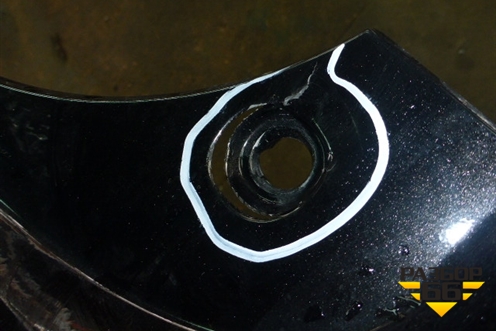 Бампер задний (под парктроник) (5215948100) для Lexus RX 300 c 2009-2015г (РХ)