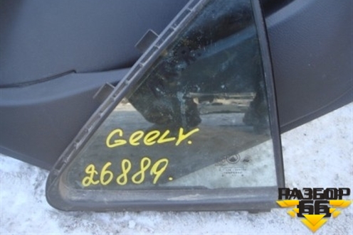 Стекло двери задней правой форточка для Geely MK с 2008г