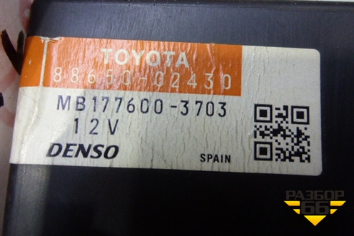 Блок электронный (управления кондиционера) (8865002430) для Toyota Auris с 2006-2012г (Аурис)