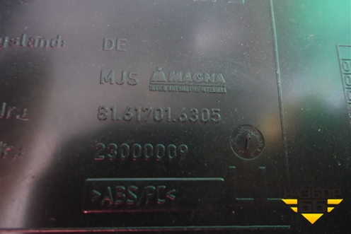 Накладка на торпедо  (81617016305) для MAN TGS с 2007г (ТГС)
