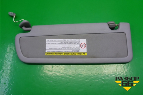Козырёк солнцезащитный правый для Honda Civic 4D с 2006-2012г (Цивик)