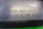 Пыльник переднего крыла правого (74105SNA) (74105SNAA000) для Honda Civic 4D с 2006-2012г (Цивик)