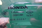 Стекло двери задней правой форточка для Honda Civic 4D с 2006-2012г (Цивик)