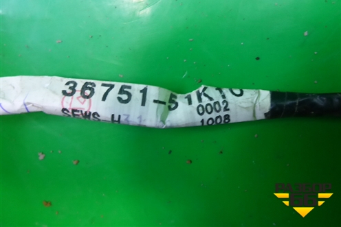 Проводка двери задней правой (мех.стеклоподъёмник) (3675151K10) для Suzuki Splash с 2008г (Сплеш)