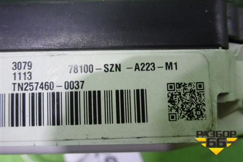 Щиток приборов АКПП (78100SZNA22) (в милях) для Acura ZDX с 2009-2013г (ЗДХ)