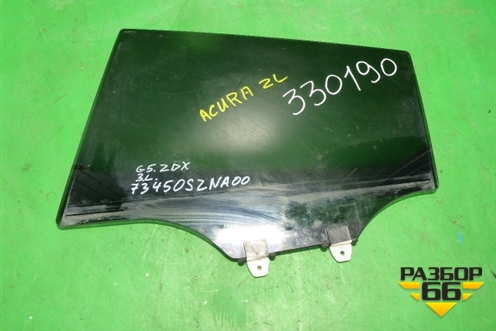 Стекло двери задней левой (2011г) (73450SZNA00) для Acura ZDX с 2009-2013г (ЗДХ)