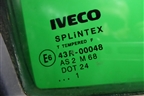 Стекло двери передней правой форточка для Iveco Daily с 2006-2011г (Дейли)