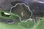 Дверь багажника без стекла (до 2016г) (901003JN0A) для Infiniti Infiniti JX/QX60 (L50) 2013-2020г (Джей икс Ку икс)