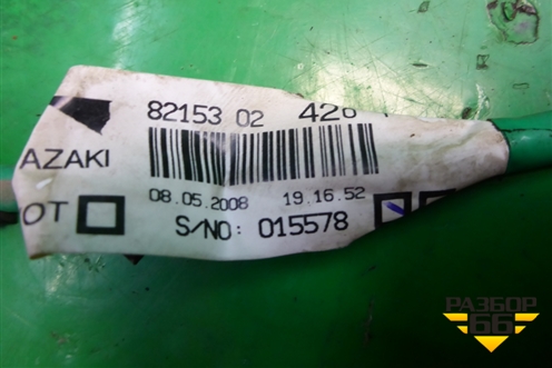 Проводка двери задней правой (мех.стеклоподъёмник) (8215302420) для Toyota Auris с 2006-2012г (Аурис)