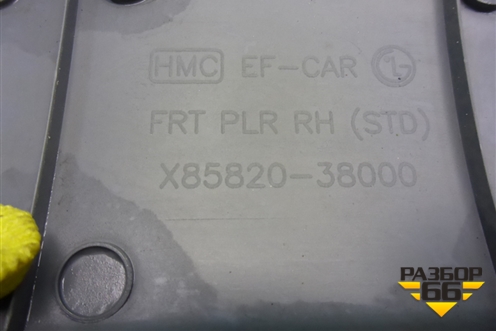 Обшивка стойки лобового стекла правая (8582038000) для Hyundai Sonata-5 с 2001г (Соната)