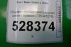 Обшивка стойки центральная нижняя правая (735341218) для Fiat Doblo с 2005-2015г (Добло)