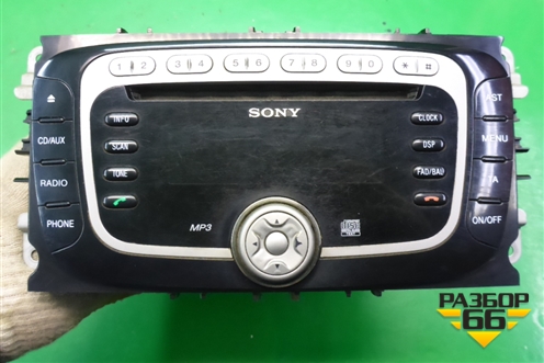Магнитола (7S7T18C939AF) для Ford S-MAX с 2006-2015г (С-Макс)