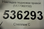 Накладка подножки правой (5177960150) для Lexus GX-460 с 2009г (ГХ)