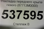 Накладка переднего крыла левого (87713M0000) для Hyundai Creta с 2016г (Крета)
