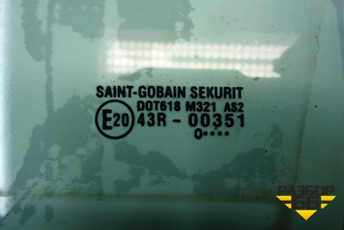 Стекло двери задней левой (хетчбэк) для Suzuki SX4 с 2006-2013г (СХ4)