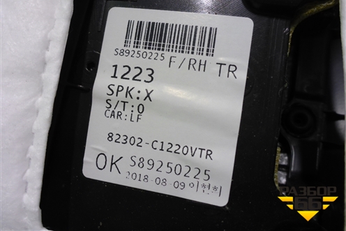 Обшивка двери передней правой под электрику (82306C1220) для Hyundai Sonata-7 с 2014г (Соната)