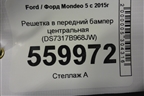 Решетка в передний бампер центральная (DS7317B968JW) для Ford Mondeo 5 с 2015г (Мондео)