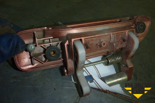 Ручка наружная двери задней правой для Honda Jazz(GD) с 2002-2008г (Джаз) (72640SAA003)