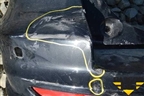 Бампер задний (после 2009г под парктроник) (71501SWAZZ00) для Honda CR-V(RE) с 2006-2012г (ЦРВ СРВ)