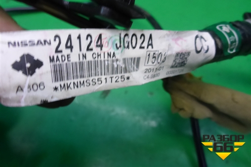 Проводка двери передней правой (правый руль) (24124JG02A) для Nissan X-Trail (Т31) с 2007-2014г