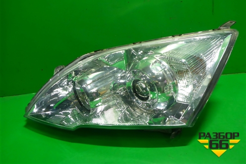 Фара левая (ксенон с блоком и лампой светлый отражатель) (33150SWWG1) для Honda CR-V(RE) с 2006-2012г (ЦРВ СРВ)