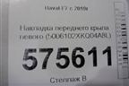 Накладка переднего крыла левого (5006102XKQ04A8L) для Haval F7 с 2019г (Ф7)