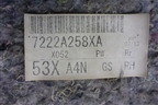 Обшивка двери задней правой под электрику (7222A258XA) для Mitsubishi Lancer-X с 2007г