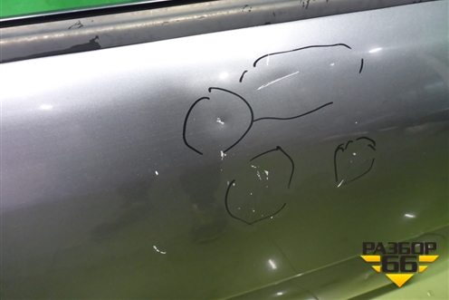 Дверь задняя правая для Volkswagen Pointer с 2004г (Поитер)
