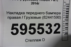Накладка переднего бампера правая  (82441590) для Volvo TRUCK FM с 2014г (ФМ)