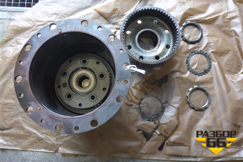 Редуктор бортовой  (в сборе со ступицей самосвал) для MAN TGS с 2007г (ТГС)