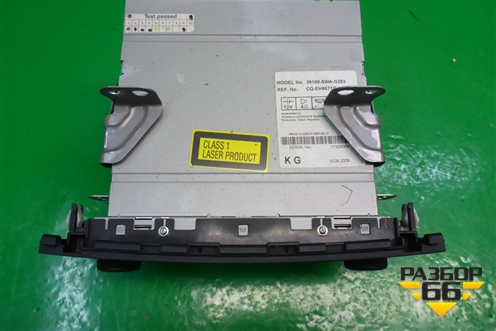 Магнитола (39100SWAG203) для Honda CR-V(RE) с 2006-2012г (ЦРВ СРВ)