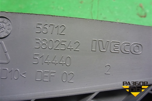 Накладка на торпедо (левая) (3802542) для Iveco Daily с 2006-2011г (Дейли)