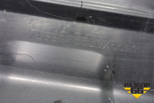 Юбка заднего бампера (хэтчбек) (7186155L0) для Suzuki SX4 с 2006-2013г (СХ4)