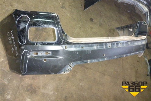 Бампер задний (под парктроник) (5215948170) для Toyota Highlander с 2007-2013г (Хайлендер)