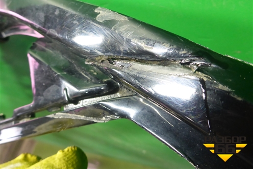 Юбка заднего бампера (86612L1020) для Hyundai Sonata-8 с 2019г (Соната)